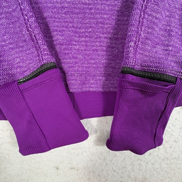 Lululemon Women's Runderful Pullover Size 8 Half Zip in Heathered Violet - Picture 4 of 15